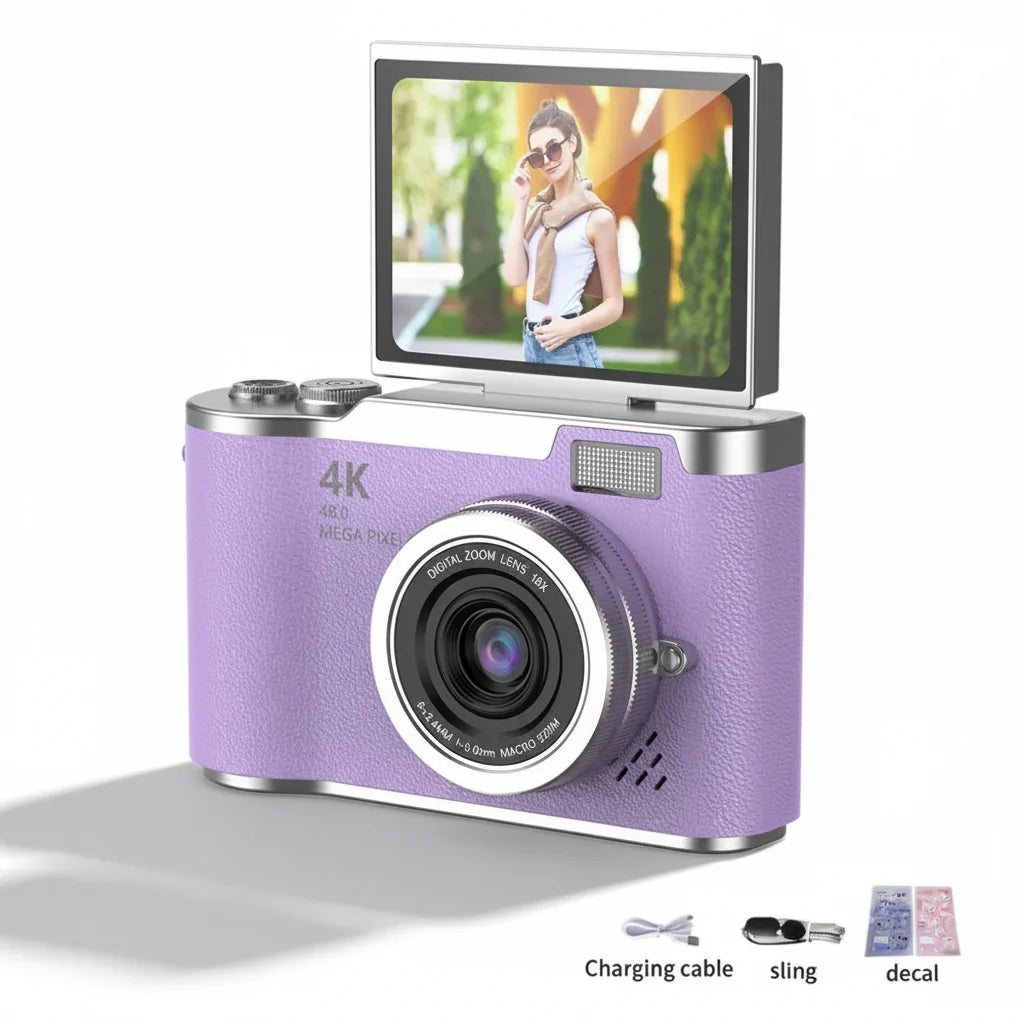 Fotocamera 4K con supporto multilingue