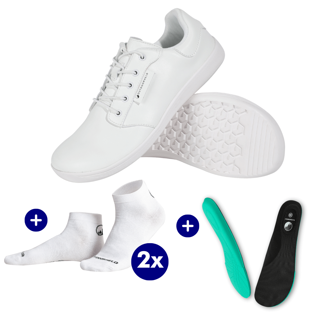 CASUAL-BUNDLE: Casual Prime + 2x Calze Barefoot + Solette OrthoMax GRATIS