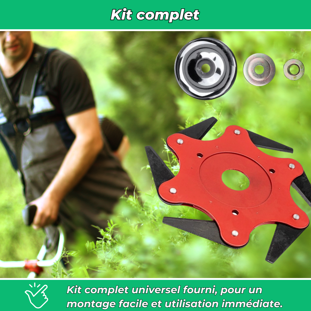 G60 PRO Tête de Coupe Universelle – Outil Polyvalent pour un Jardin Impeccable