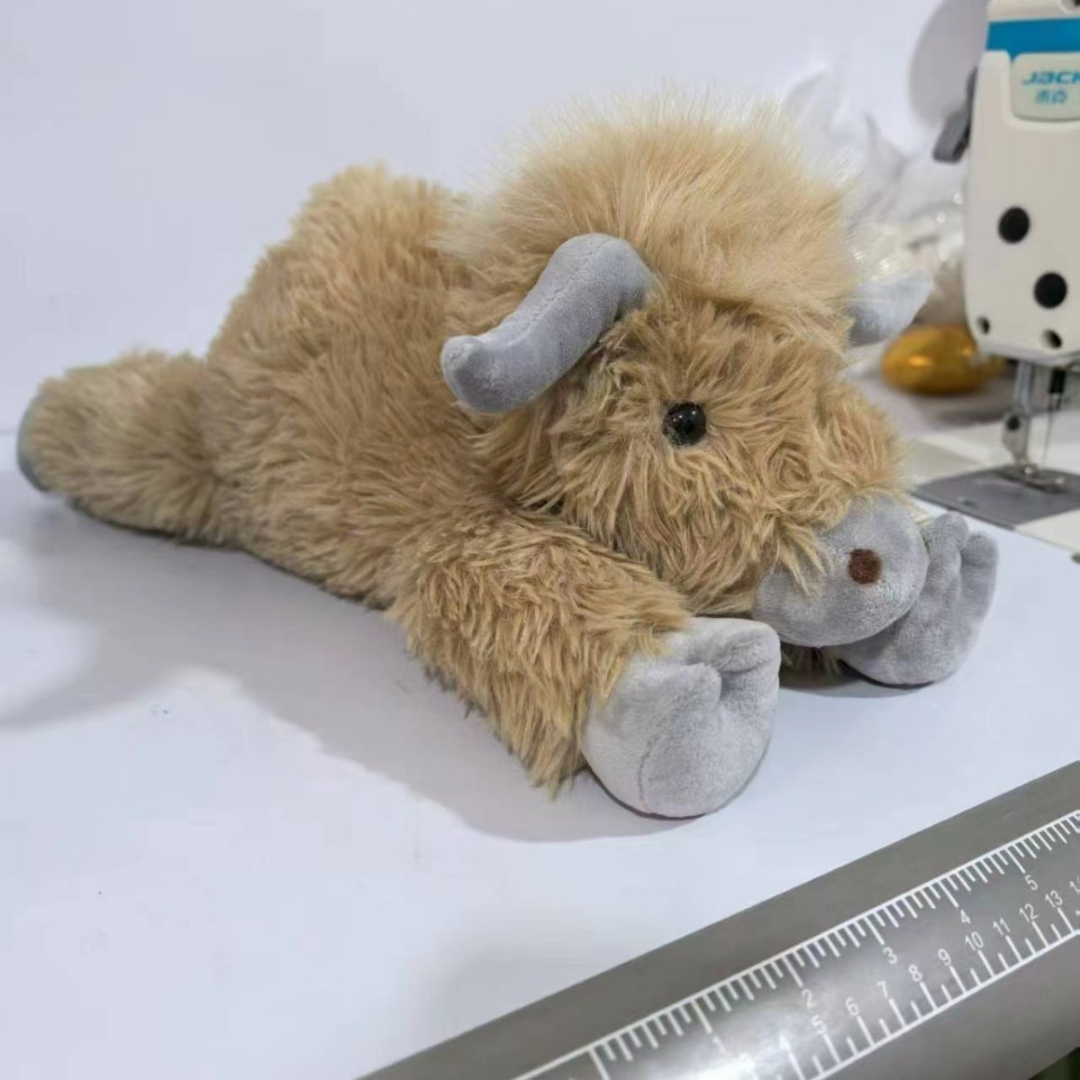 Peluche Mucca delle Highland – Morbido animale di peluche dal design realistico per bambini e adulti