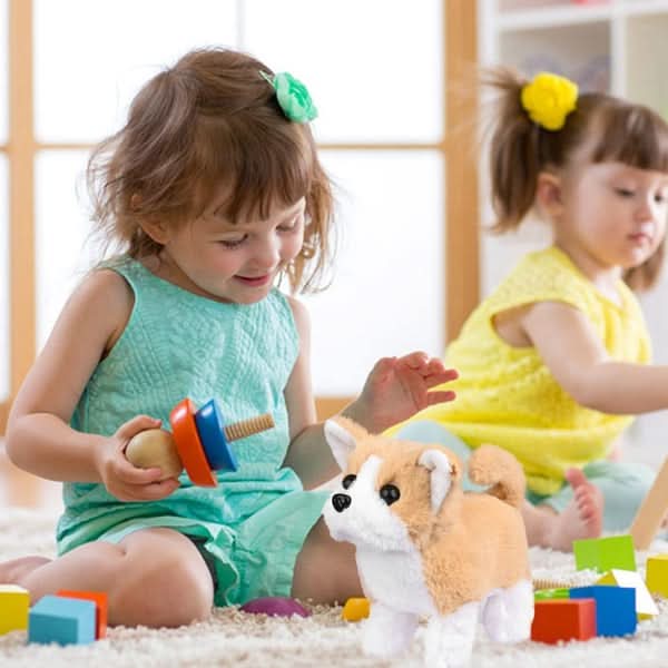 WaggoPal – Cagnolino di peluche muovibile per un gioco immaginativo divertente