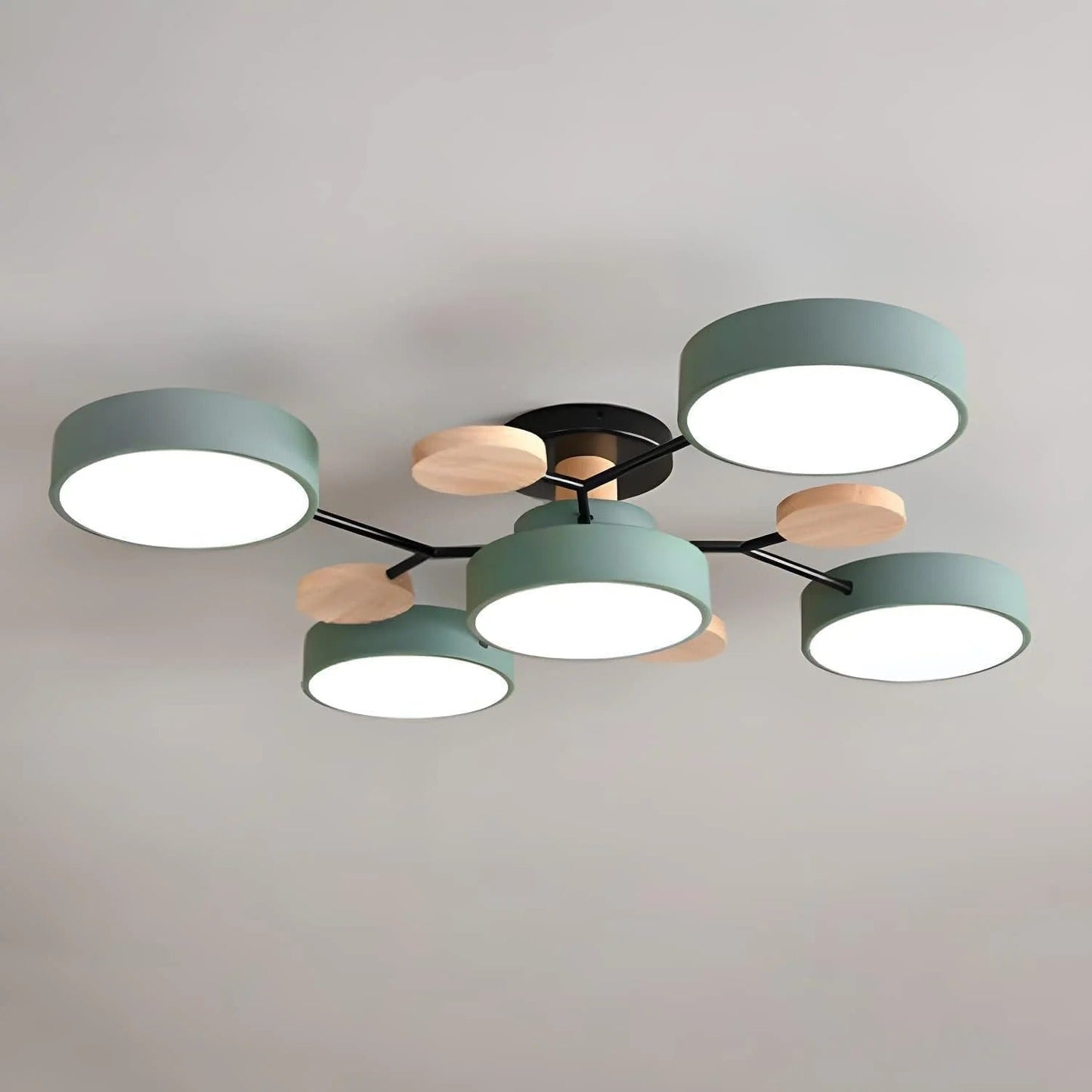 Lampadario a Soffitto Moderno a LED – Flush Mount Chandelier