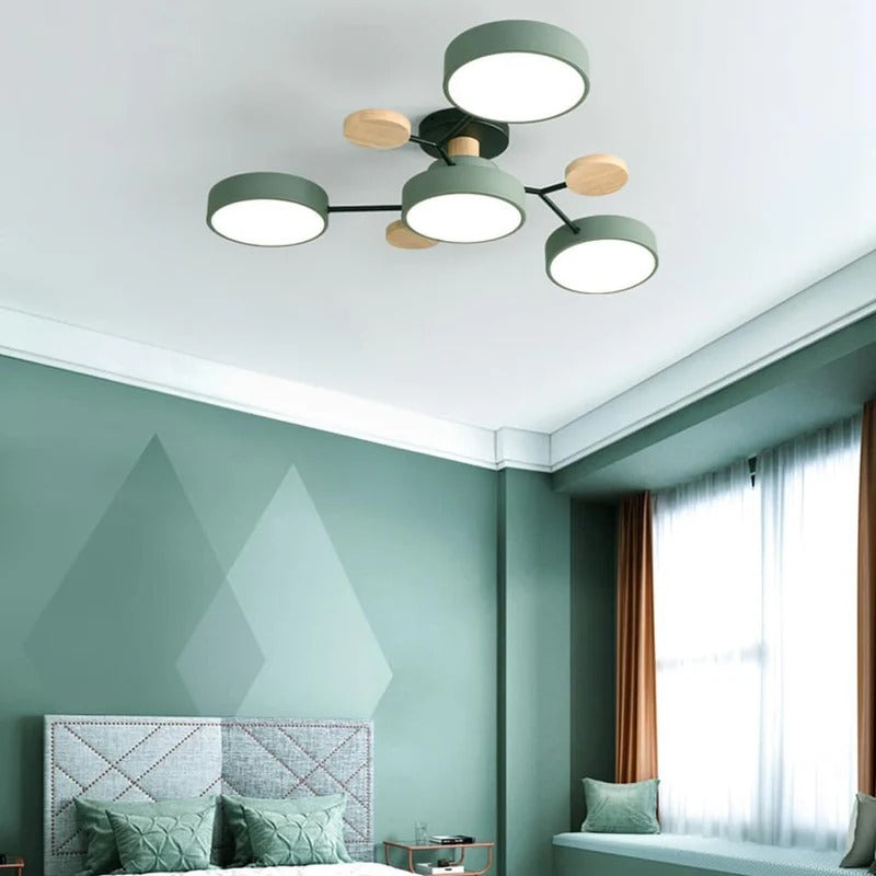 Lampadario a Soffitto Moderno a LED – Flush Mount Chandelier