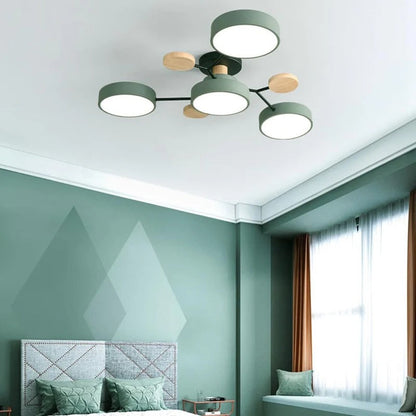 Lampadario a Soffitto Moderno a LED – Flush Mount Chandelier