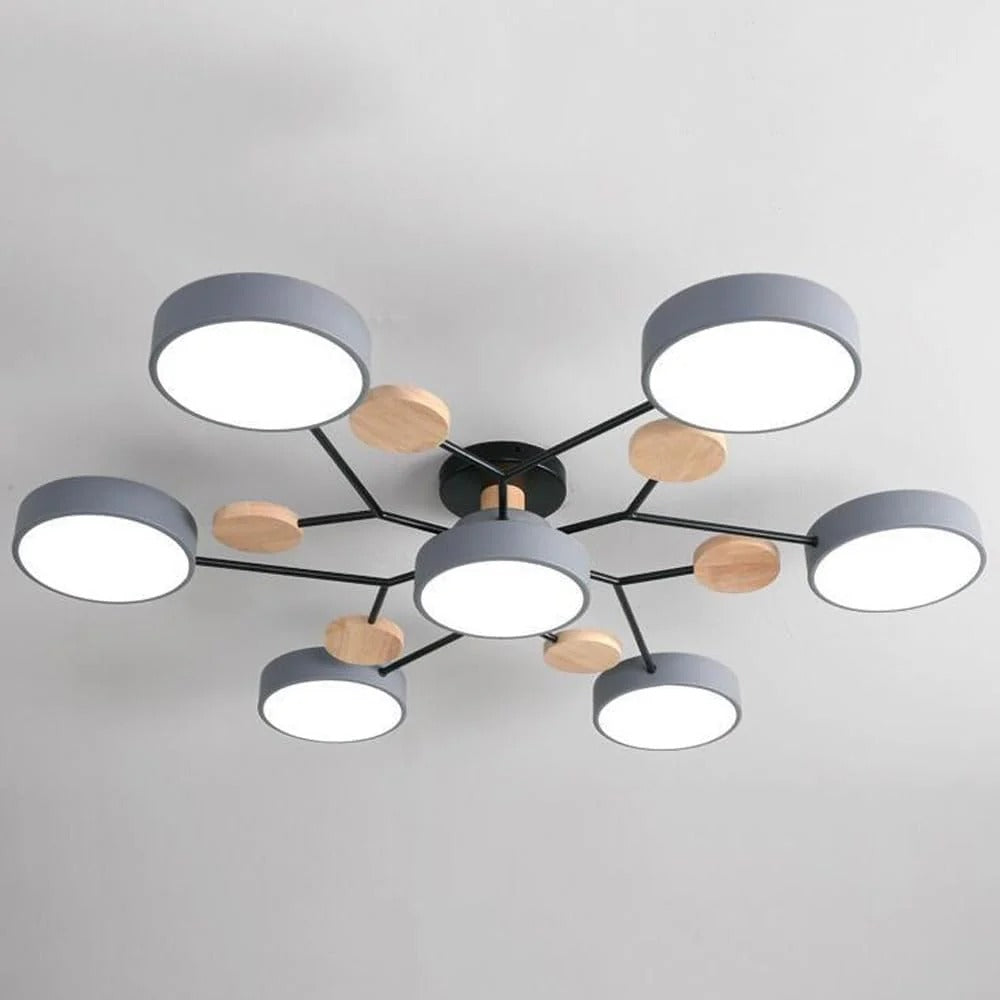 Lampadario a Soffitto Moderno a LED – Flush Mount Chandelier