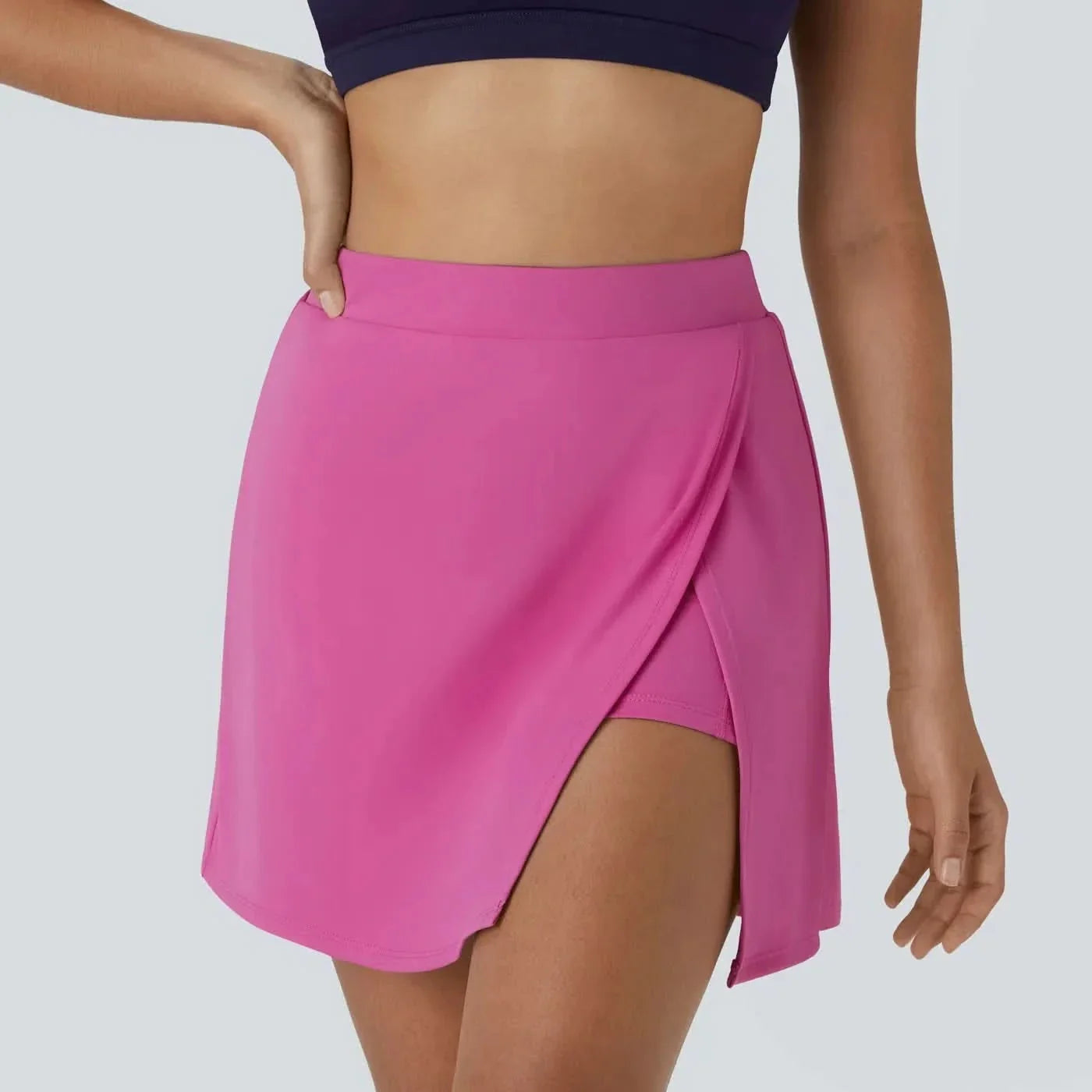 Gonna SoftlyZero - Gonna sportiva leggera con shorts integrati e vita piatta