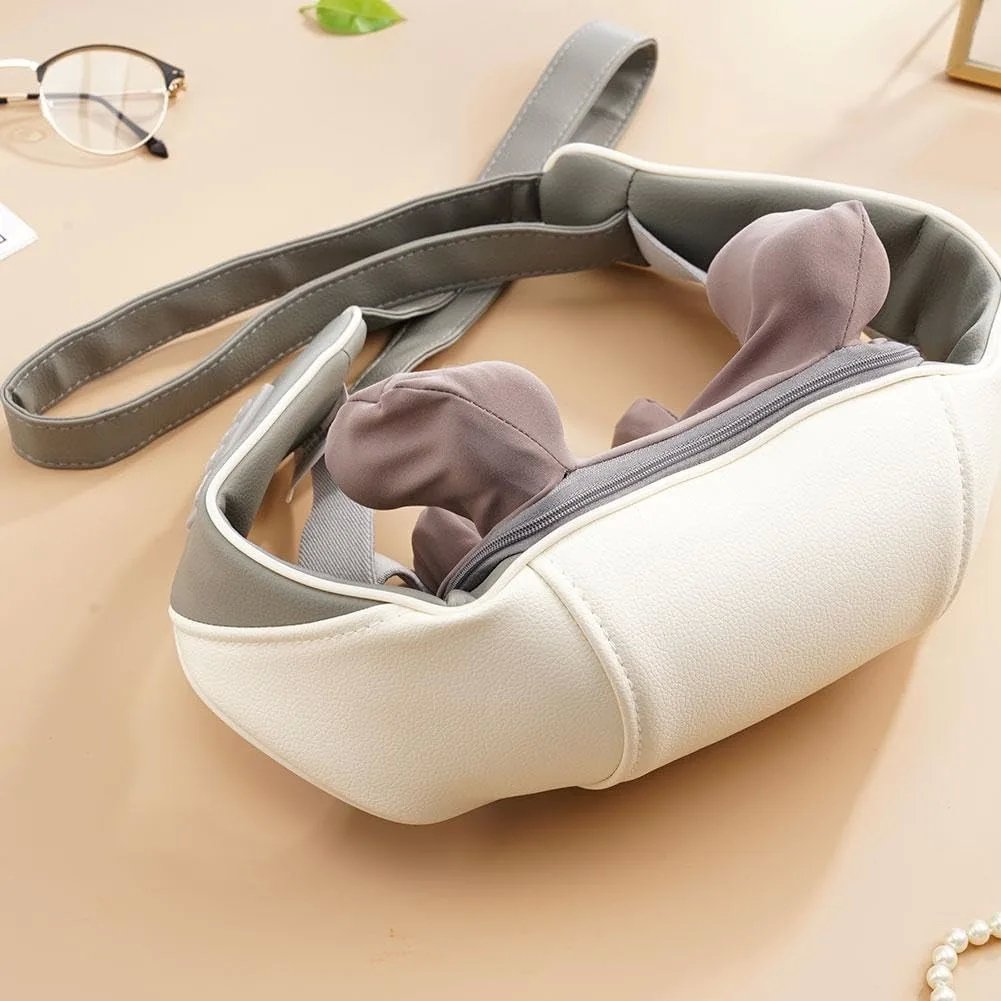 Massaggiatore Shiatsu Senza Fili – Sollievo Cervicale & Muscolare con Batteria Ricaricabile