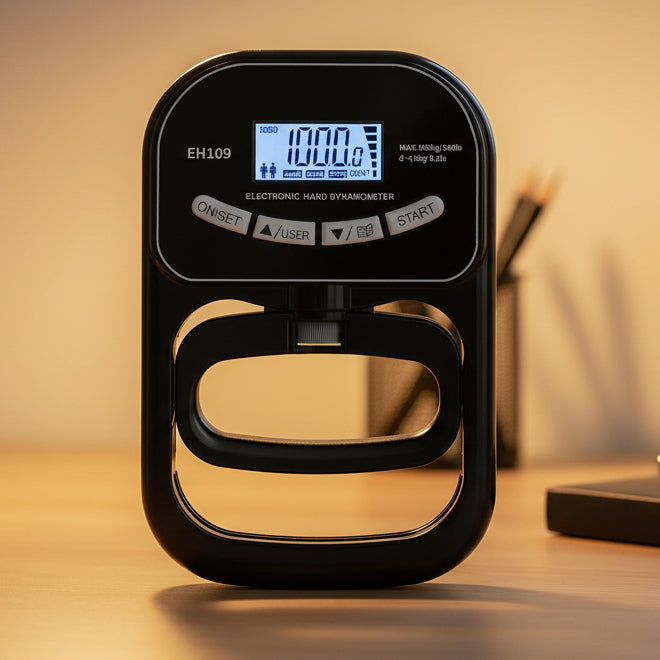 Gripmaster Digital - Dispositivo di misurazione portatile e preciso per la misurazione della forza di presa fino a 120 kg