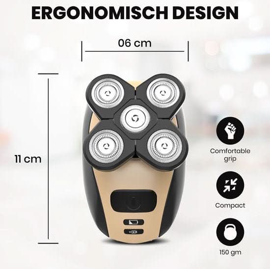 TRIMNOVA – Rasoio Elettrico 5-in-1 per una rasatura liscia e priva di irritazioni