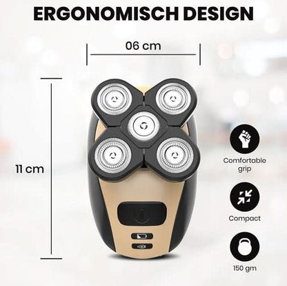 TRIMNOVA – Rasoio Elettrico 5-in-1 per una rasatura liscia e priva di irritazioni