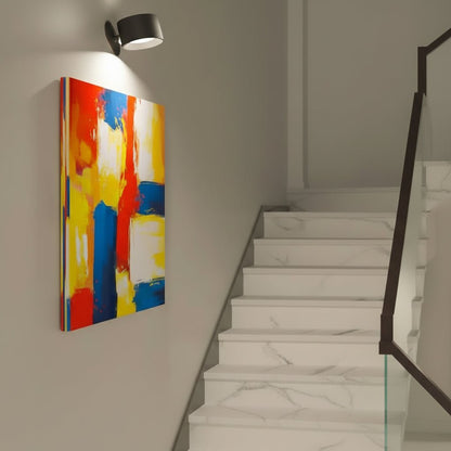 Lampada da parete a 360° - Senza fili, ricaricabile USB e 3 livelli di luminosità per un'illuminazione flessibile