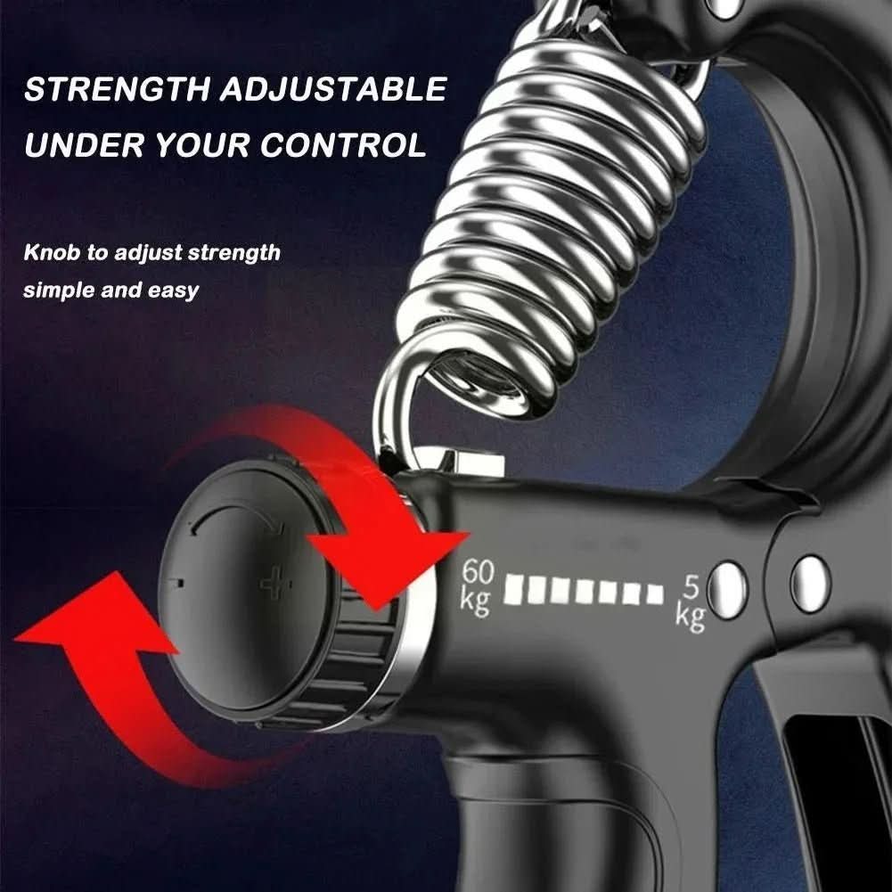 GripMaster - Allenatore manuale regolabile per una presa forte e per gli avambracci