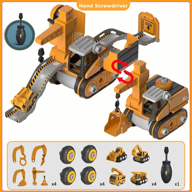 Set Ingegnere Costruttore Montessori – Giochi di costruzione per principianti (Set Meccano)