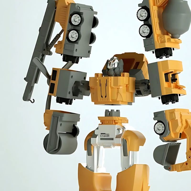 Giocattolo Magnetico di Costruzione e Trasformazione – Auto Ingegneristiche Educative