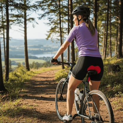 PEDALUX – Pantaloncini da ciclismo femminili con imbottitura in gel 4D