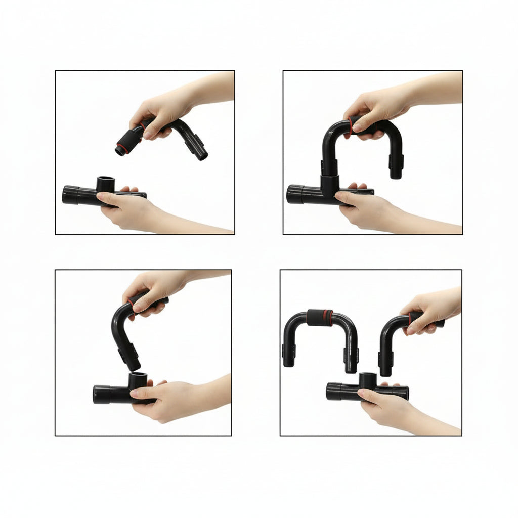 Pushmaster Barre per push-up - Maniglie ergonomiche per un allenamento rispettoso delle articolazioni