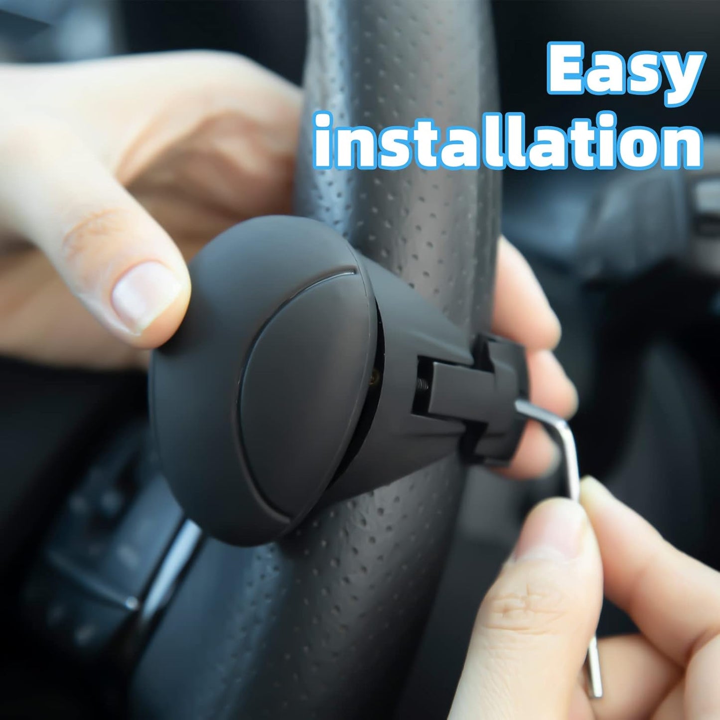 TURNFLOW – Pomello girevole ergonomico per volante per una guida fluida