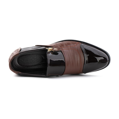Rassivo Derby Vernice Classic – Eleganza in Sintetico Marrone