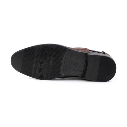 Rassivo Derby Vernice Classic – Eleganza in Sintetico Marrone