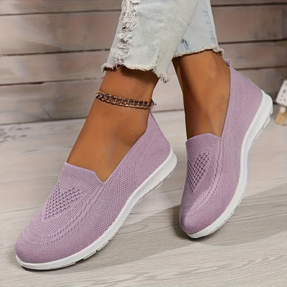 Scarpe Carla in maglia traspirante senza lacci