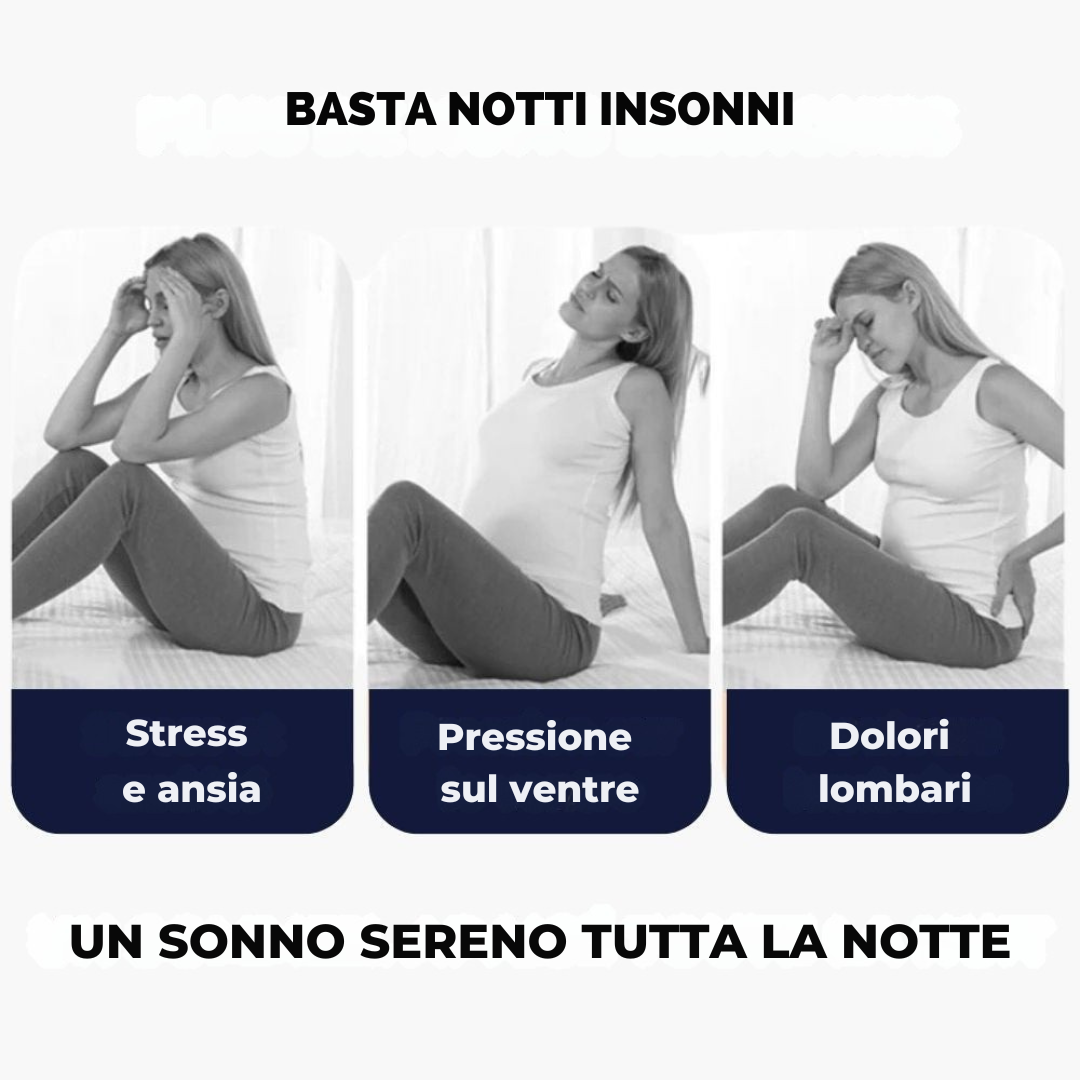 Cuscino ortopedico per la maternità Rassivo - Il segreto per una gravidanza senza dolori