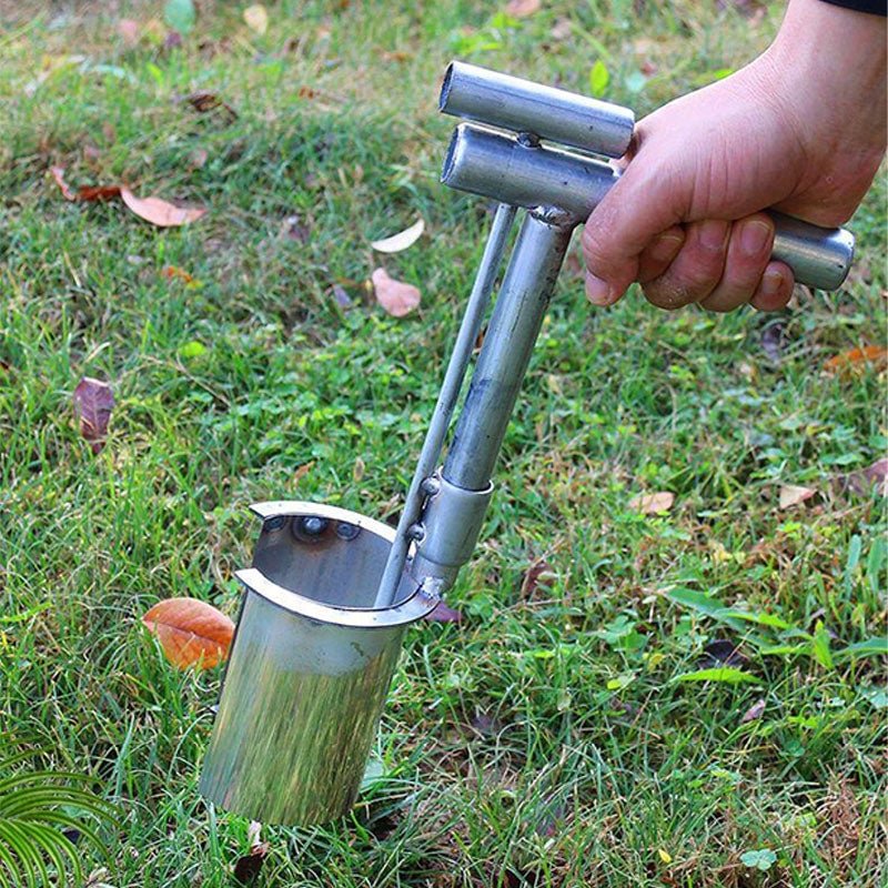 DIGPRO – Foratore per piante in acciaio inossidabile con manico a T ergonomico
