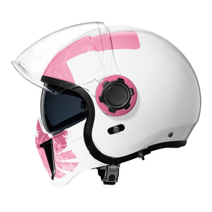 Casco AstraGuard con visiera alzata