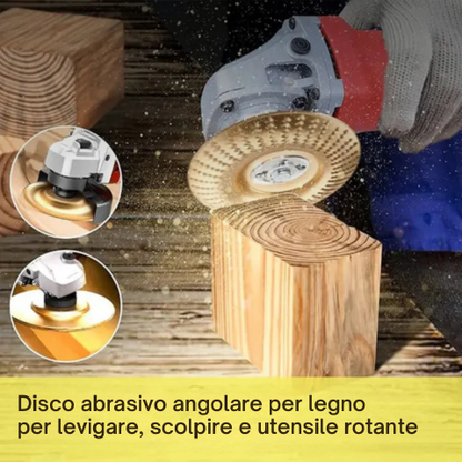 Dischi per smerigliatrice angolare per legno – Tagliare, modellare & levigare (3 pezzi)