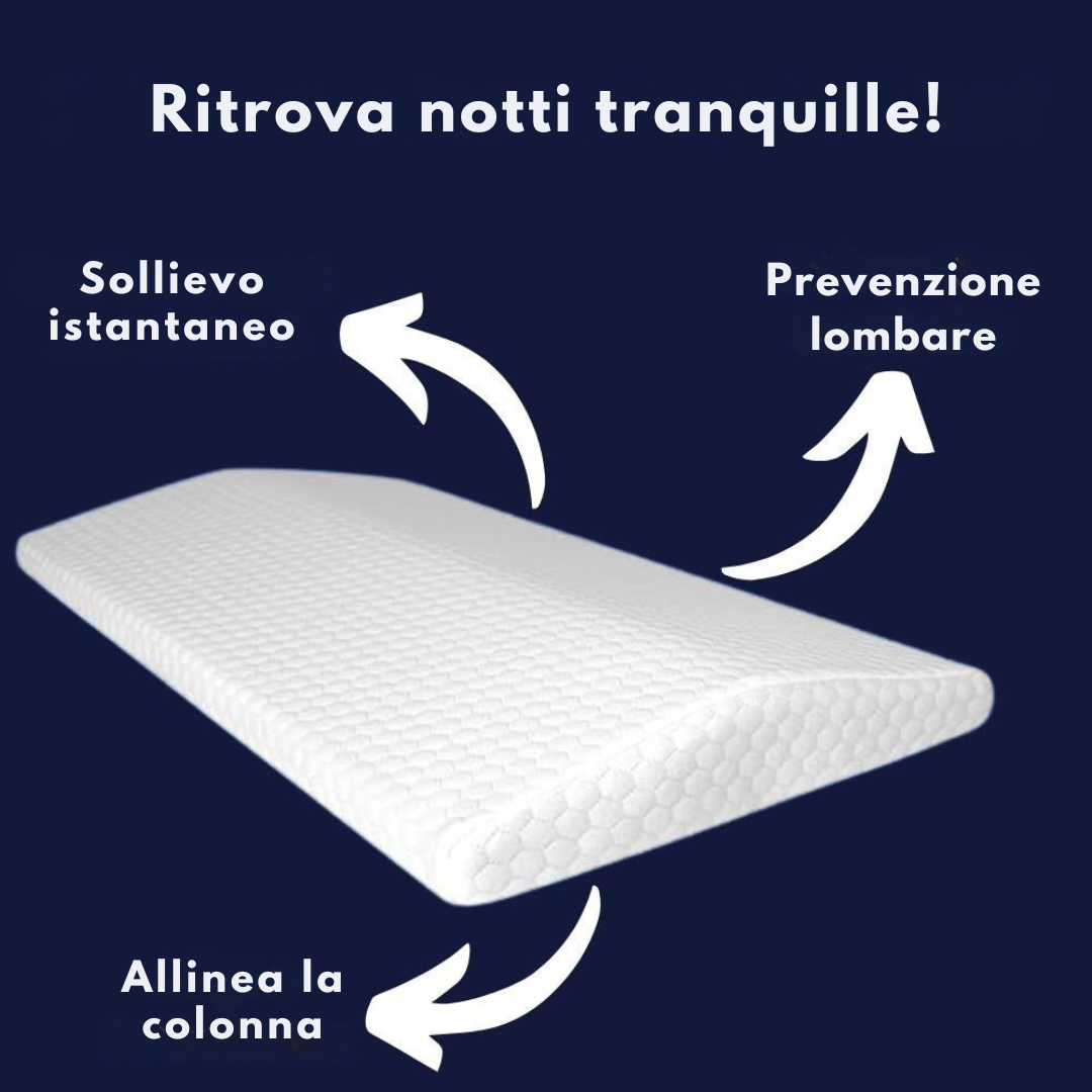 Cuscino Ortopedico Lombare Rassivo – Allevia i dolori alla schiena