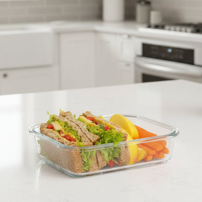 Glassafe Set di contenitori per alimenti da 35 pezzi - senza BPA, con chiusura ermetica per la preparazione dei pasti e l'organizzazione