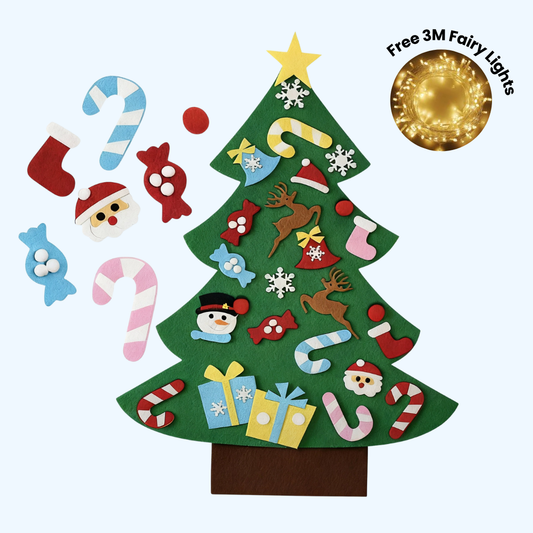 TibaToes™ Christmas Tree Play Set – Albero di Natale Montessori per Bambini Piccoli