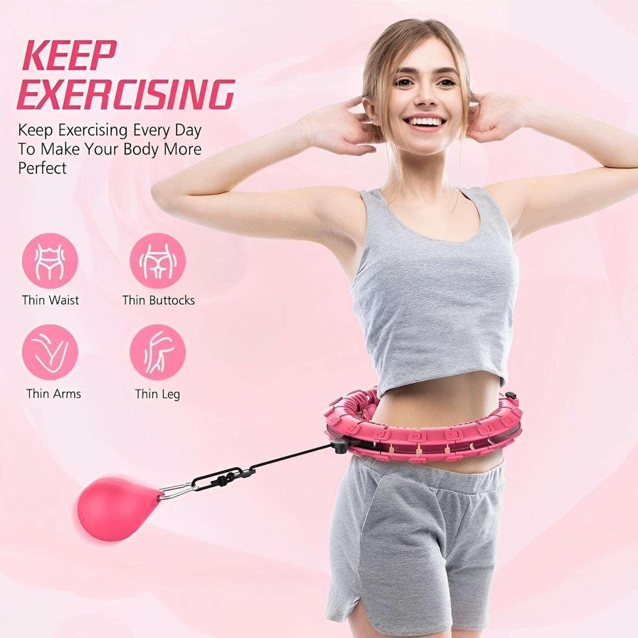 Hula Hoop Dimagrante per Bruciare i Grassi & Rafforzare gli Addominali