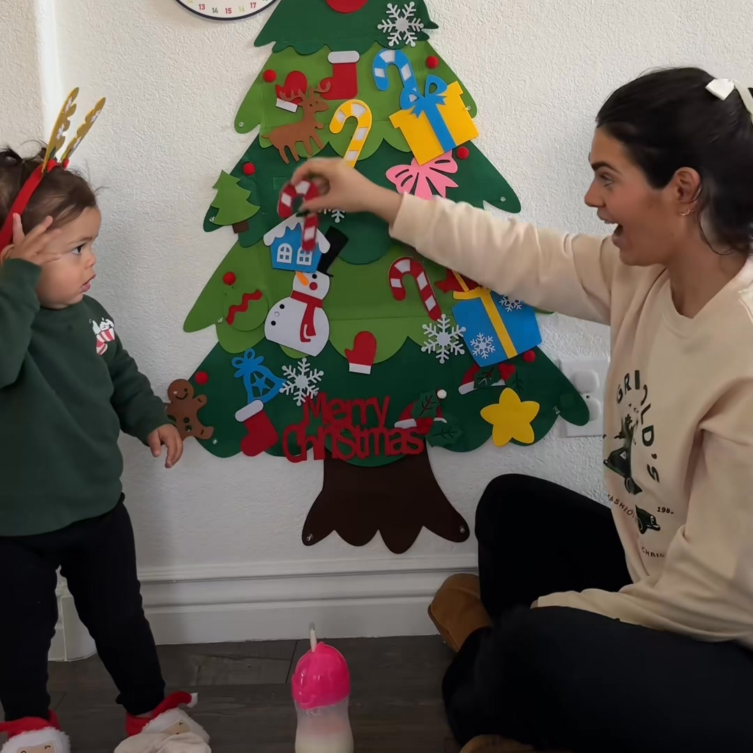 TibaToes™ Christmas Tree Play Set – Albero di Natale Montessori per Bambini Piccoli