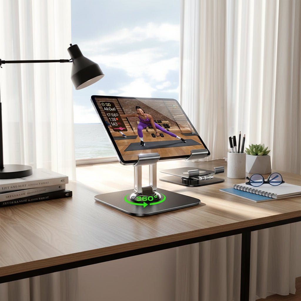 FLEXIHUB – Supporto regolabile per tablet con rotazione di 360° per uso universale