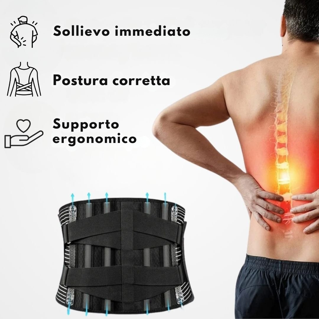 Cintura Lombare Premium Rassivo – Il segreto per un’attività senza dolore