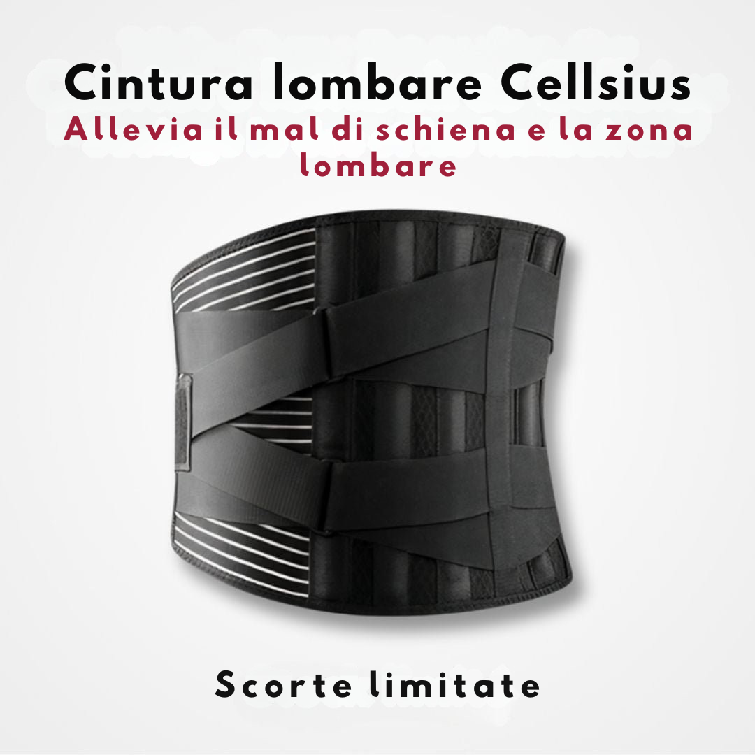 Cintura Lombare Premium Rassivo – Il segreto per un’attività senza dolore