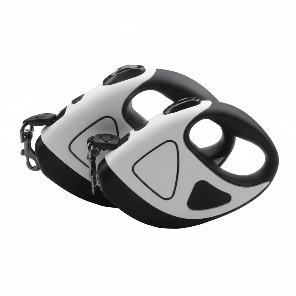 CONTROLLITE Guinzaglio automatico per cani con luce LED e manico ergonomico antiscivolo