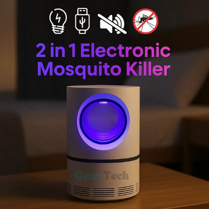 Trappola per insetti a luce UV – Dispositivo antizanzare e acchiappamosche per interni ed esterni