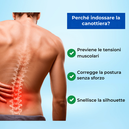 Canotta Correttiva e Snellente Posturale - Unisex | Rassivo
