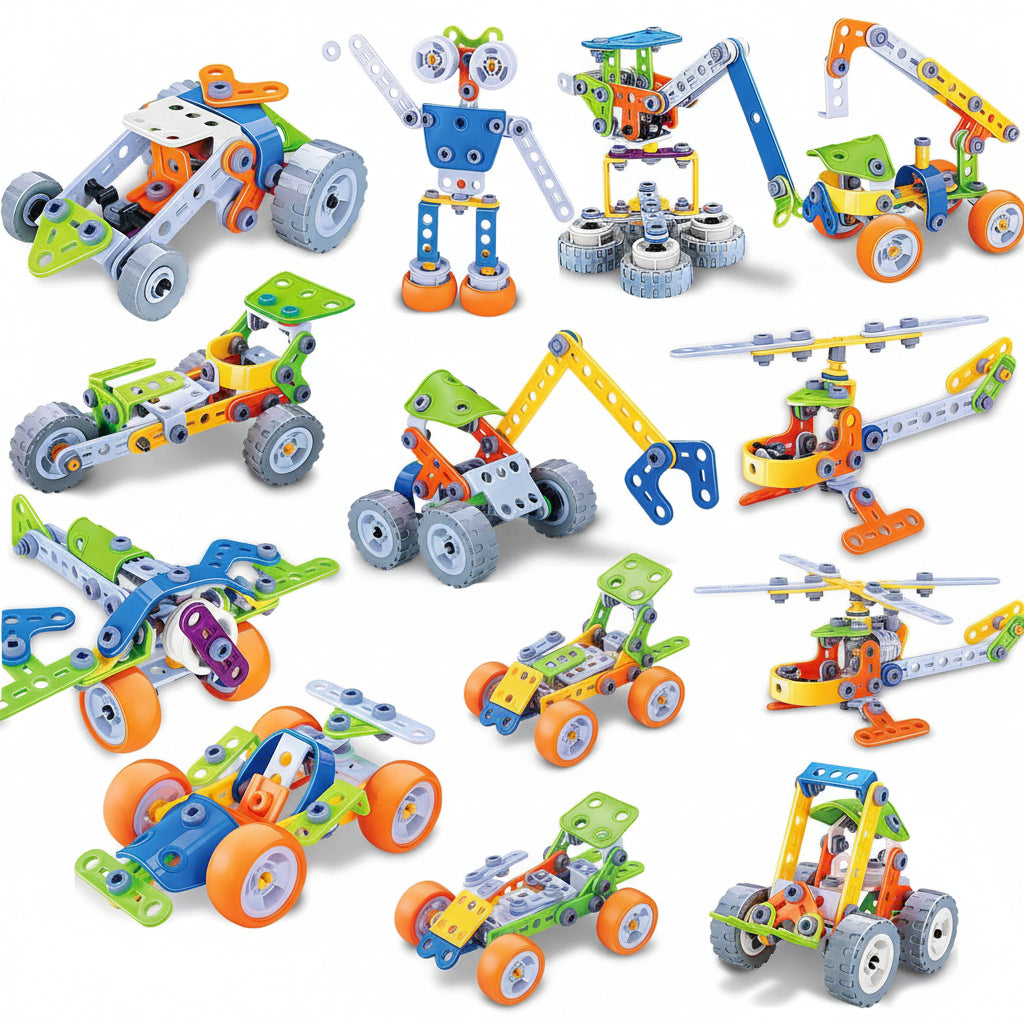 Set di costruzione creativo per bambini - Stimola l'immaginazione e le abilità di risoluzione dei problemi