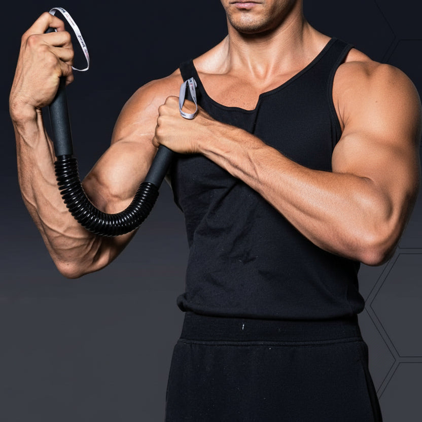 PowerTwist - Barra di allenamento regolabile per un efficace allenamento della parte superiore del corpo a casa