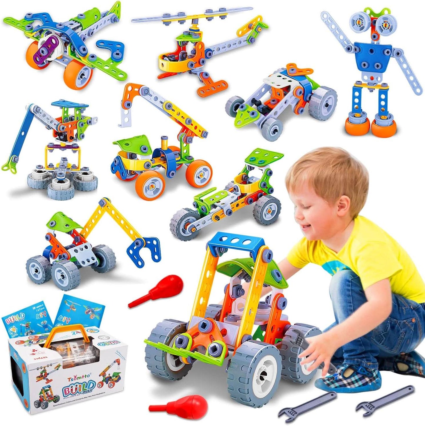 Set di costruzione creativo per bambini - Stimola l'immaginazione e le abilità di risoluzione dei problemi