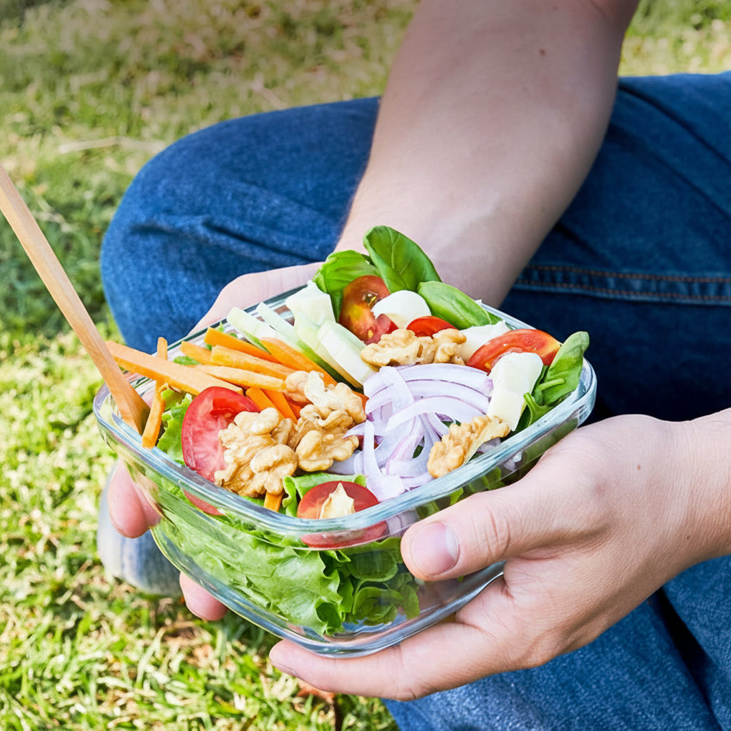 Glassafe Set di contenitori per alimenti da 35 pezzi - senza BPA, con chiusura ermetica per la preparazione dei pasti e l'organizzazione