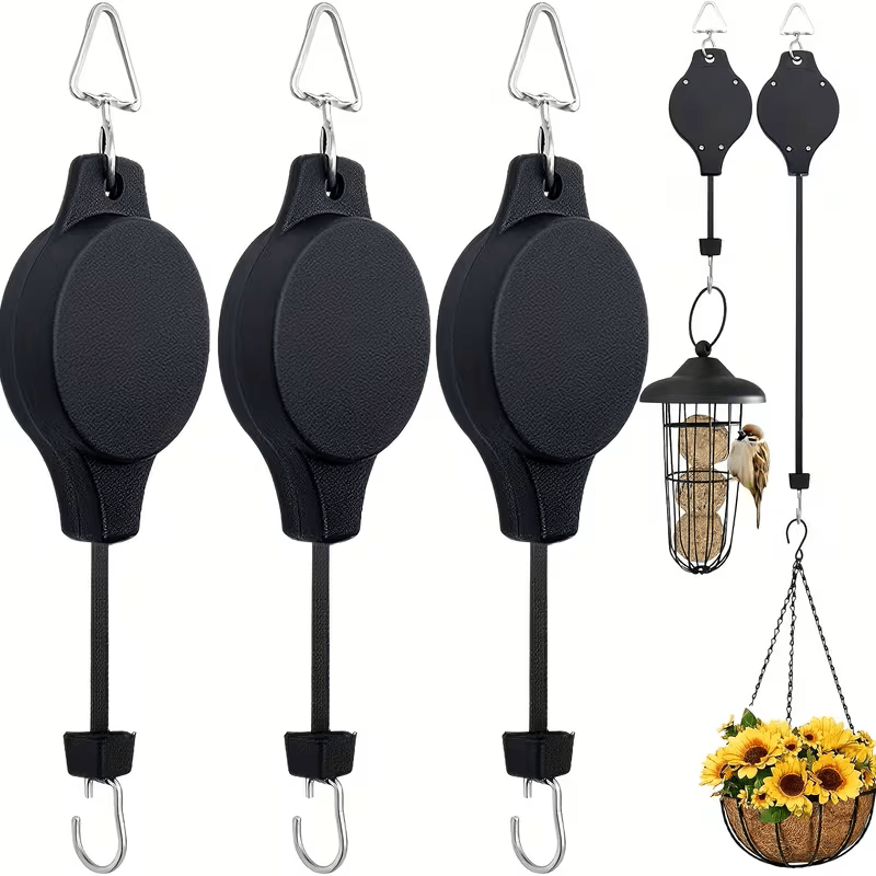 GARDENLIFT – Sistema di sospensione regolabile in altezza per piante e casette per uccelli