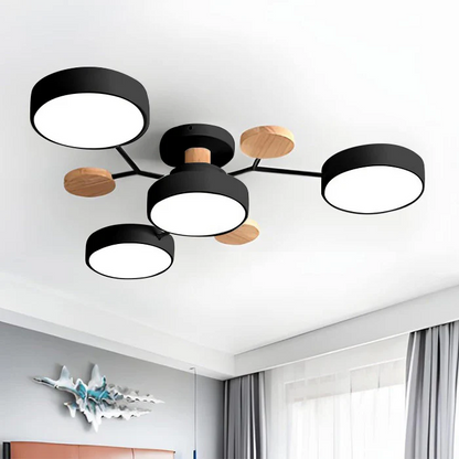 Lampadario a Soffitto Moderno a LED – Flush Mount Chandelier