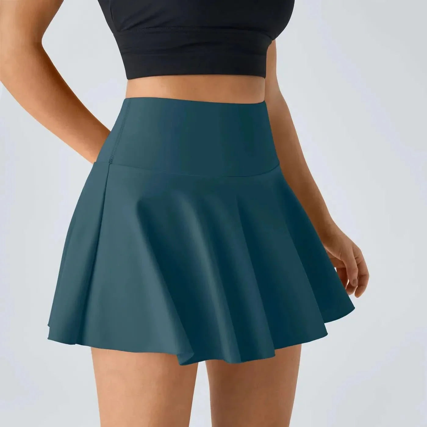 MARVELOUS - Gonna da tennis 2-in-1 leggera con pantaloncini integrati e protezione UPF50+