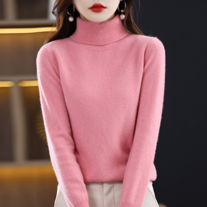 Maglione a Collo Alto da Donna in Cashmere di Lusso – Elena