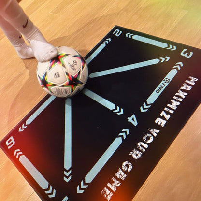 Tappeto di Allenamento Calcio Pro + Programma Video | Migliora Dribbling, Coordinazione e Controllo