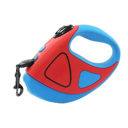 CONTROLLITE Guinzaglio automatico per cani con luce LED e manico ergonomico antiscivolo