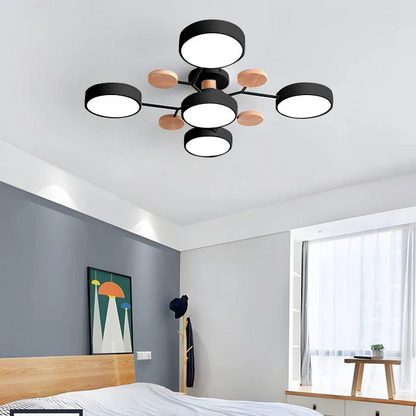 Lampadario a Soffitto Moderno a LED – Flush Mount Chandelier